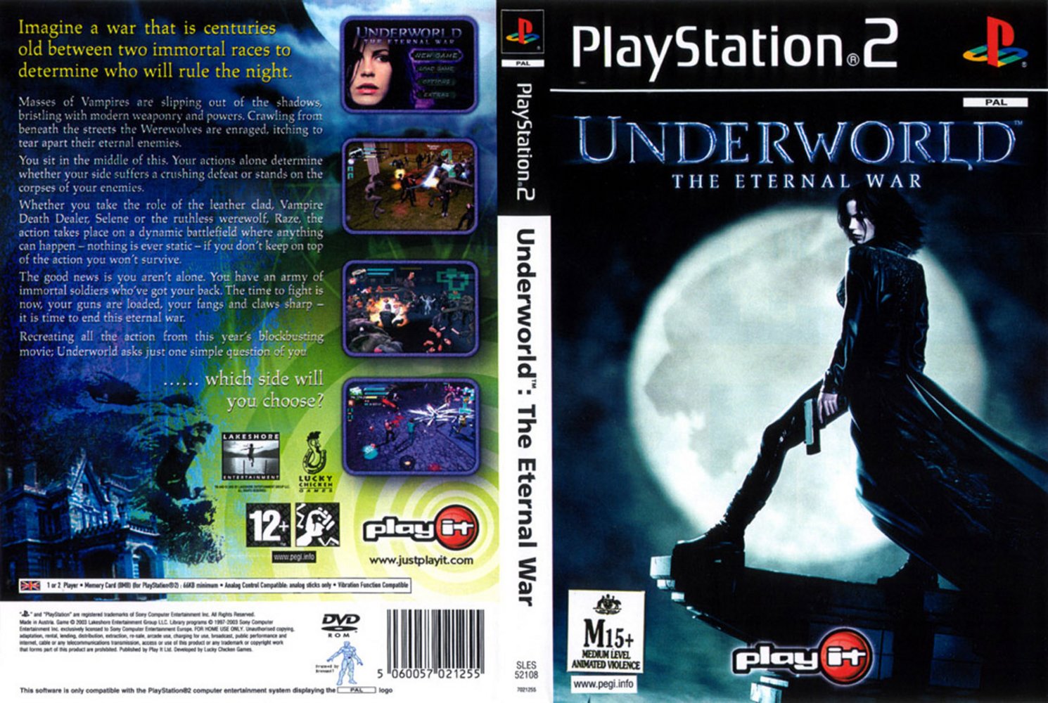 Underworld The Eternal War Capas Games